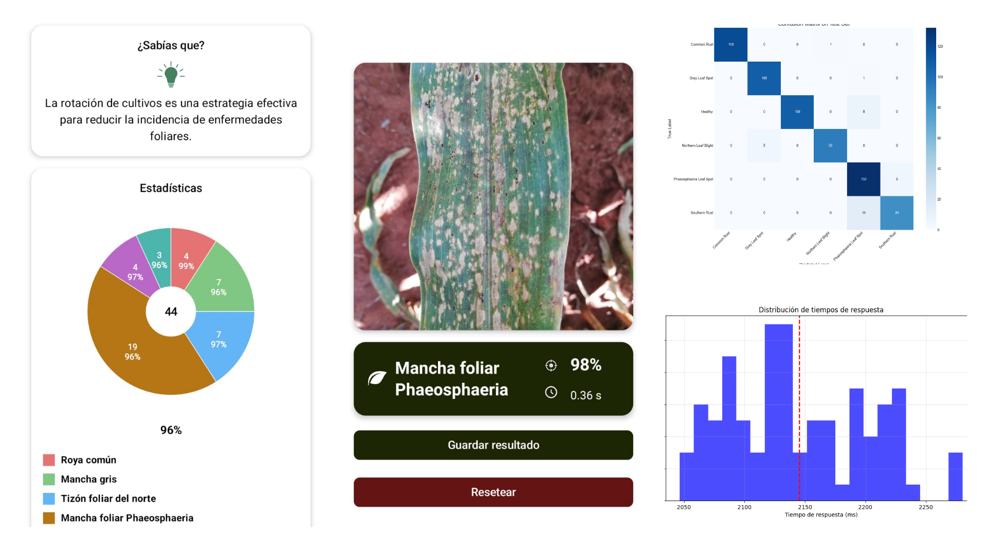 FOLIVIX: Maize Leaf Disease Classifier result 1